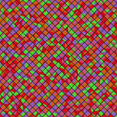 Color Rhombus tile tessellation pattern illustration