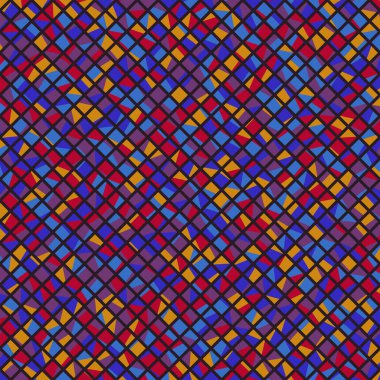 Color Rhombus tile tessellation pattern illustration