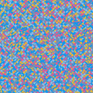 Color Rhombus tile tessellation pattern illustration