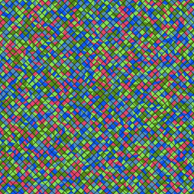Color Rhombus tile tessellation pattern illustration