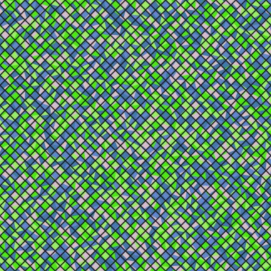 Color Rhombus tile tessellation pattern illustration