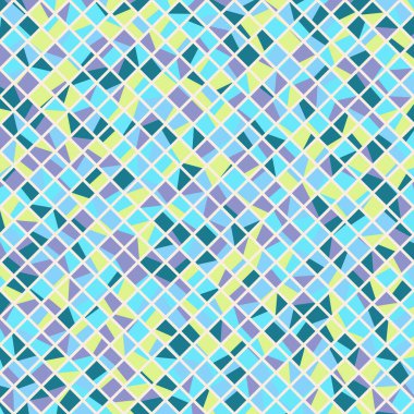 Color Rhombus tile tessellation pattern illustration