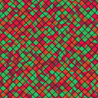Color Rhombus tile tessellation pattern illustration