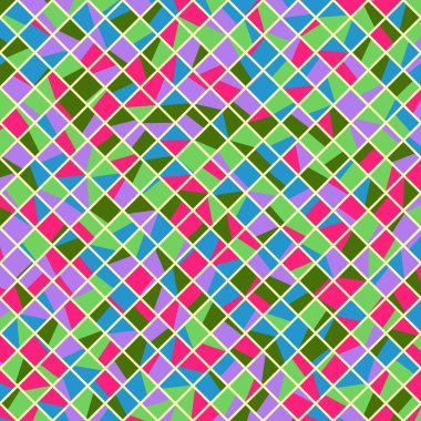 Color Rhombus tile tessellation pattern illustration