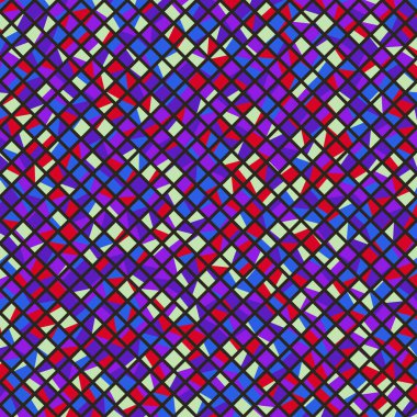 Color Rhombus tile tessellation pattern illustration