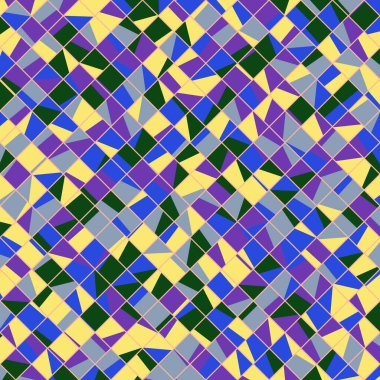 Color Rhombus tile tessellation pattern illustration