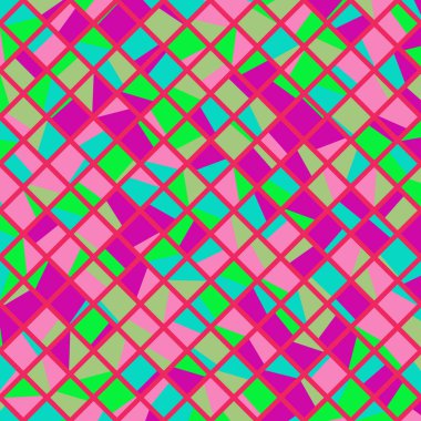 Color Rhombus tile tessellation pattern illustration