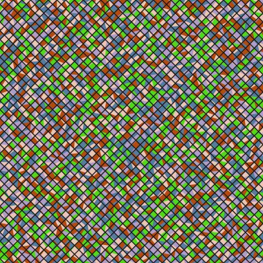 Color Rhombus tile tessellation pattern illustration