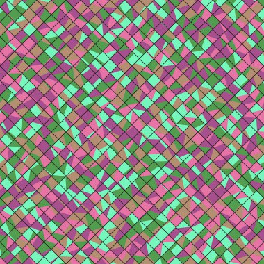 Color Rhombus tile tessellation pattern illustration