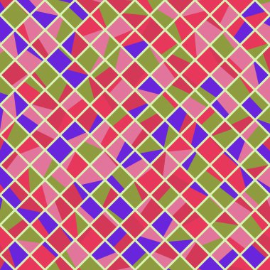 Color Rhombus tile tessellation pattern illustration