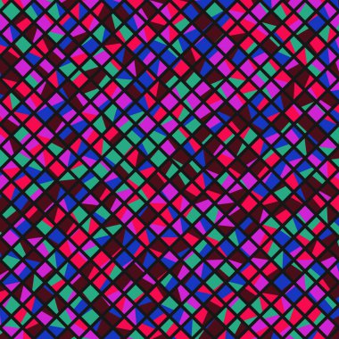 Color Rhombus tile tessellation pattern illustration