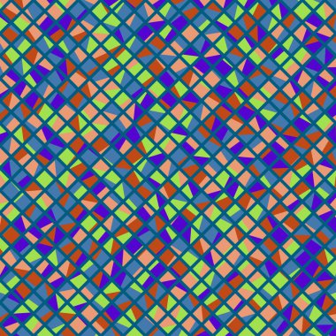 Color Rhombus tile tessellation pattern illustration