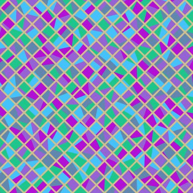 Color Rhombus tile tessellation pattern illustration