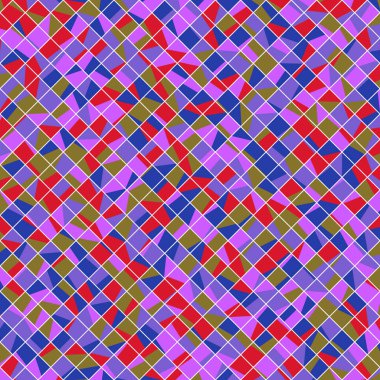 Color Rhombus tile tessellation pattern illustration
