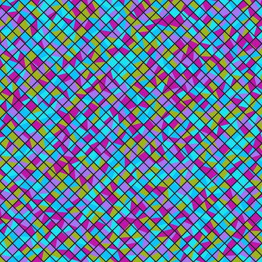 Color Rhombus tile tessellation pattern illustration