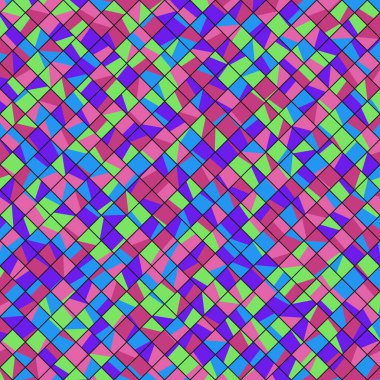 Color Rhombus tile tessellation pattern illustration