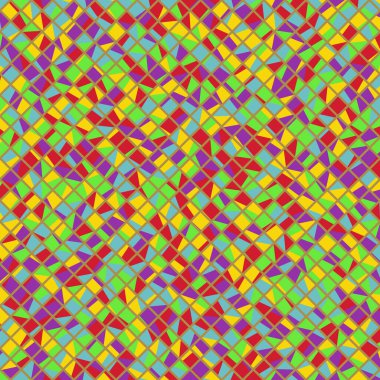 Color Rhombus tile tessellation pattern illustration