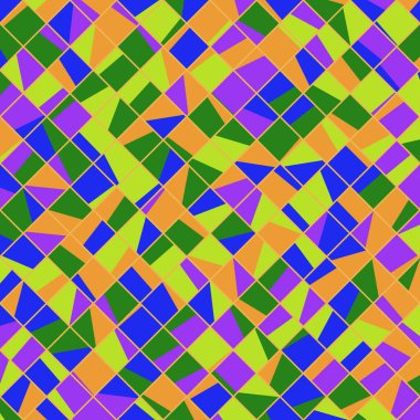 Color Rhombus tile tessellation pattern illustration