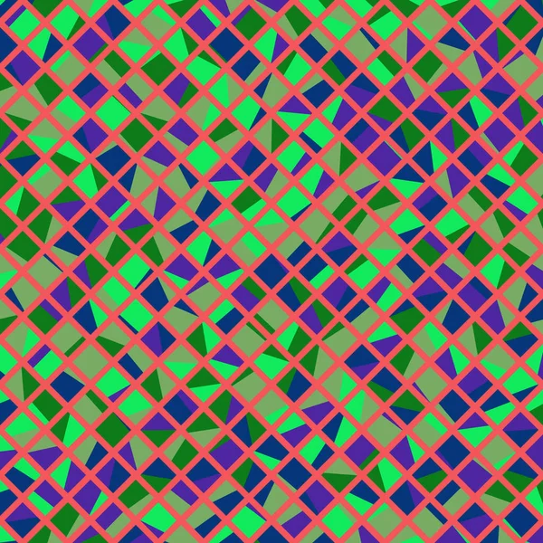 Color Rhombus Tile Tessellation Pattern Illustration — ストックベクタ