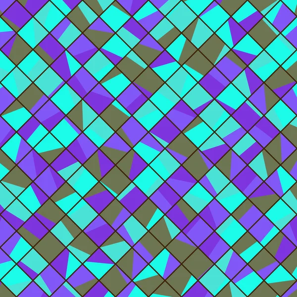 Color Rhombus Tile Tessellation Pattern Illustration — ストックベクタ