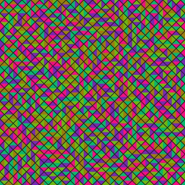 Color Rhombus tile tessellation pattern illustration