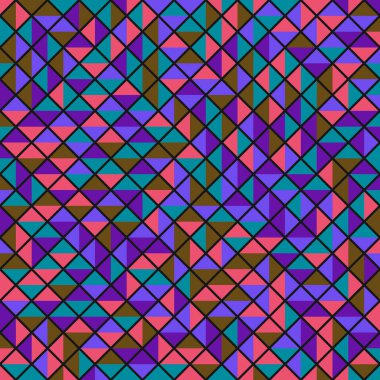 Color Rhombus tile tessellation pattern illustration