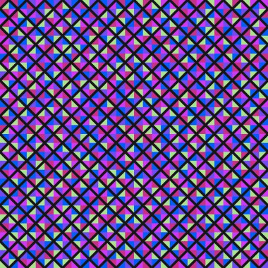 Color Rhombus tile tessellation pattern illustration
