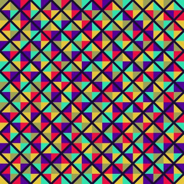 Color Rhombus tile tessellation pattern illustration