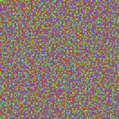 Color Rhombus tile tessellation pattern illustration