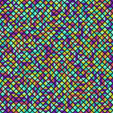 Color Rhombus tile tessellation pattern illustration