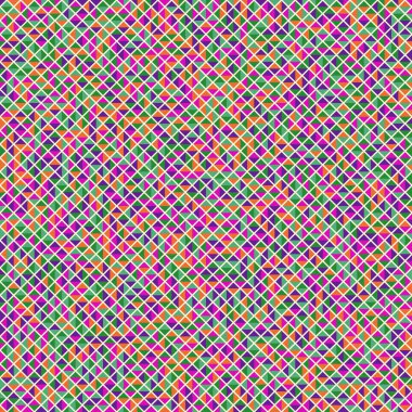 Color Rhombus tile tessellation pattern illustration