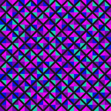 Color Rhombus tile tessellation pattern illustration