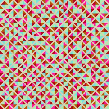 Color Rhombus tile tessellation pattern illustration