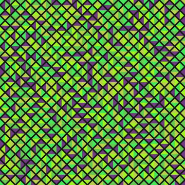 Color Rhombus tile tessellation pattern illustration