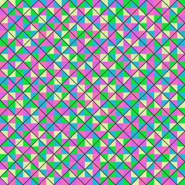 Color Rhombus tile tessellation pattern illustration