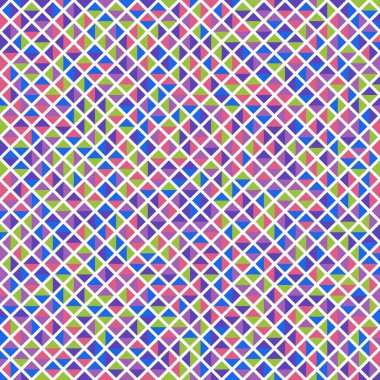 Color Rhombus tile tessellation pattern illustration