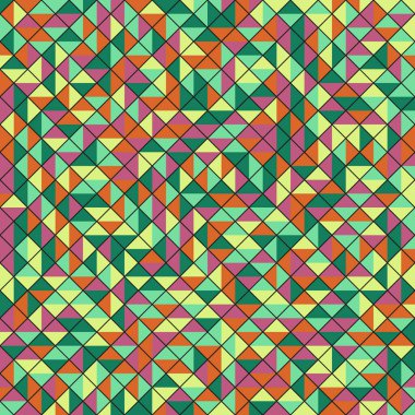 Color Rhombus tile tessellation pattern illustration