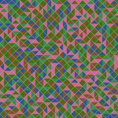 Color Rhombus tile tessellation pattern illustration