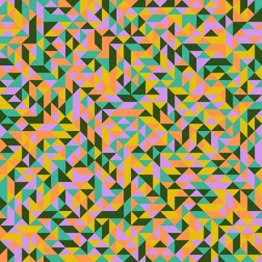 Color Rhombus tile tessellation pattern illustration