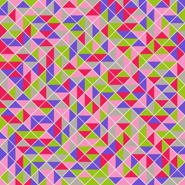 Color Rhombus tile tessellation pattern illustration