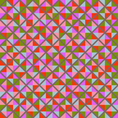 Color Rhombus tile tessellation pattern illustration