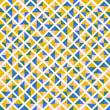 Color Rhombus tile tessellation pattern illustration