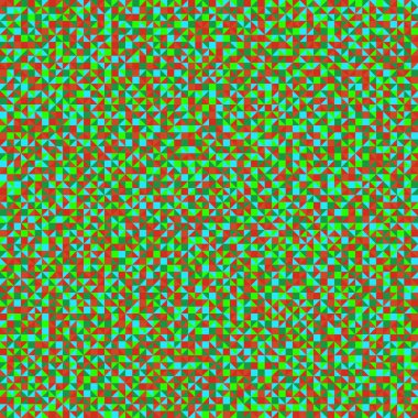 Color Rhombus tile tessellation pattern illustration