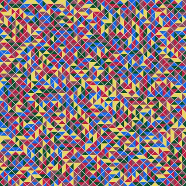 Color Rhombus tile tessellation pattern illustration