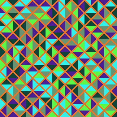 Color Rhombus tile tessellation pattern illustration