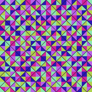 Color Rhombus tile tessellation pattern illustration