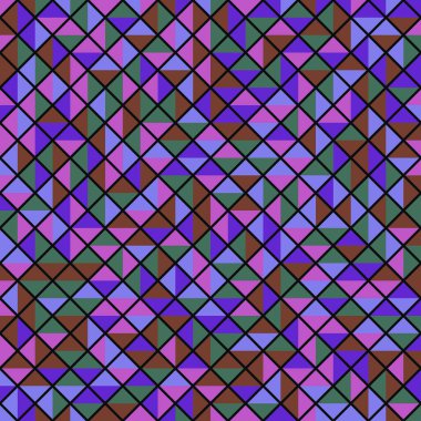 Color Rhombus tile tessellation pattern illustration