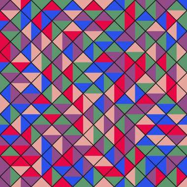 Color Rhombus tile tessellation pattern illustration