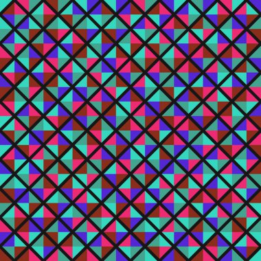 Color Rhombus tile tessellation pattern illustration