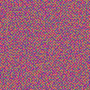 Color Rhombus tile tessellation pattern illustration